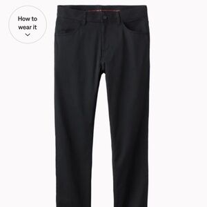 RHONE EUC Everyday Five Pocket Pant Black 32 33 Pants Stretch